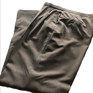 Sansabelt size 36 x 34 medium brown dress pants comfort waist great condition